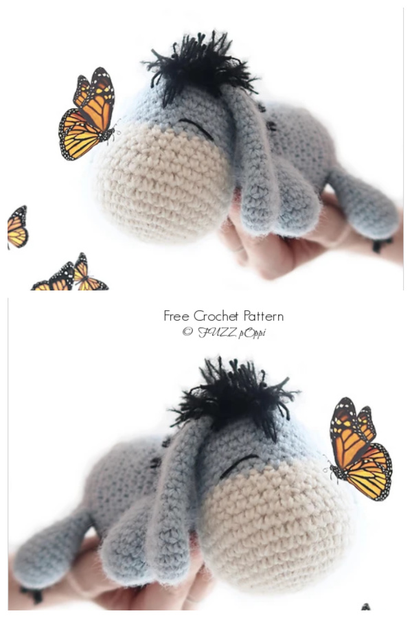 Crochet Eeyore Amigurumi Free Patterns