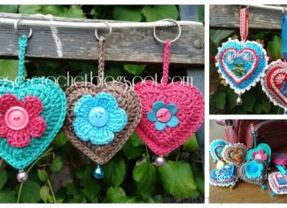 Crochet 3D Heart Amigurumi Free Patterns Crochet 3D Heart Amigurumi Free Patterns