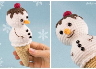 Crochet Ice Cream Snowman Amigurumi Free Patterns Crochet Ice Cream Snowman Amigurumi Free Patterns