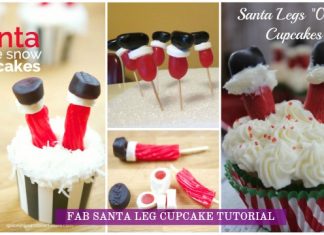 DIY Santa Leg Cupcakes Tutorials DIY Santa Leg Cupcakes Tutorials