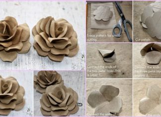 DIY Toilet Paper Roll Rose Flower Tutorial DIY Toilet Paper Roll Rose Flower Tutorial