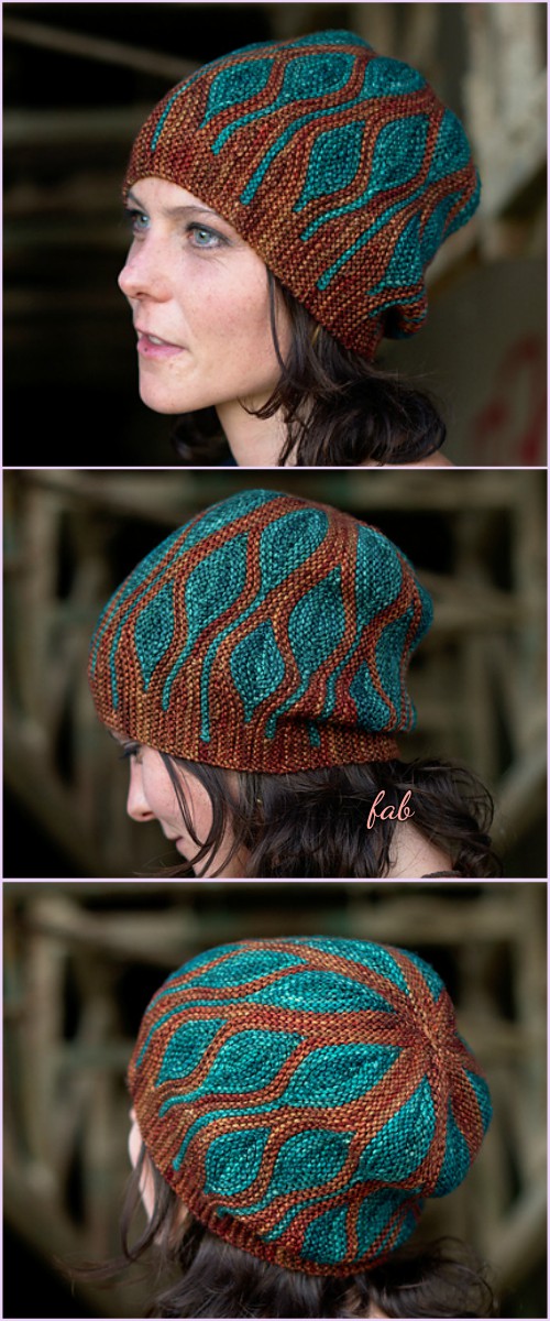 Knit Elemental Toph Beanie Hats Pattern 