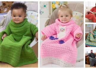Crochet Snuggle Up Blankets With Sleeves Free Patterns (Baby to Adults) Crochet Snuggle Up Blankets With Sleeves Free Patterns (Baby to Adults)