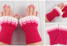 Valentine Sweetheart Wrist Warmers Free Crochet Patterns Crochet Sweetheart Wrist Warmers Free Crochet Pattern for Valentine with matching Cuffs
