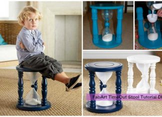 DIY Sandglass Time Out Stool Tutorial DIY Sandglass Time Out Stool Tutorial
