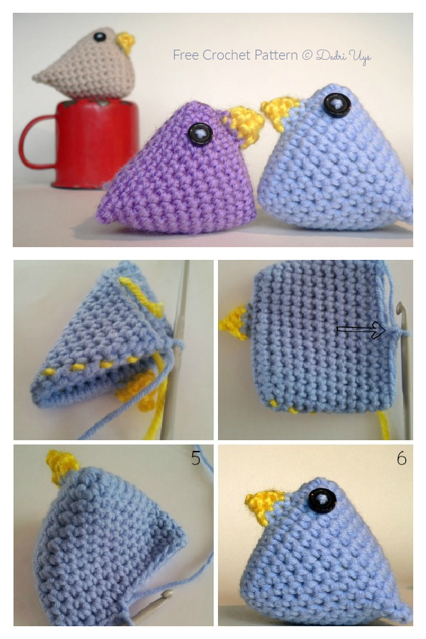 Chicken Critter Toy Free Crochet Patterns