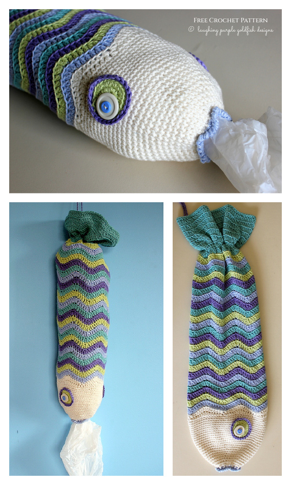Fishie the Plastic Bag Keeper Free Crochet Pattern
