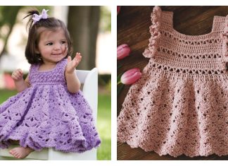 Girl Ruffle Dress Crochet Patterns