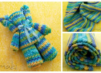 Ripple Baby Blanket Bear Free Crochet Patterns Ripple Baby Blanket Bear Free Crochet PatternsRipple Baby Blanket Bear Free Crochet Patterns
