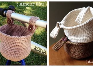 Crochet Bike Hanging Basket Free Crochet Pattern Crochet Bike Hanging Basket Free Crochet Pattern