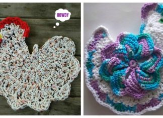 Easter Chicken Potholder Free Crochet Patterns + Video Crochet Easter Chicken Potholder Free Crochet Patterns