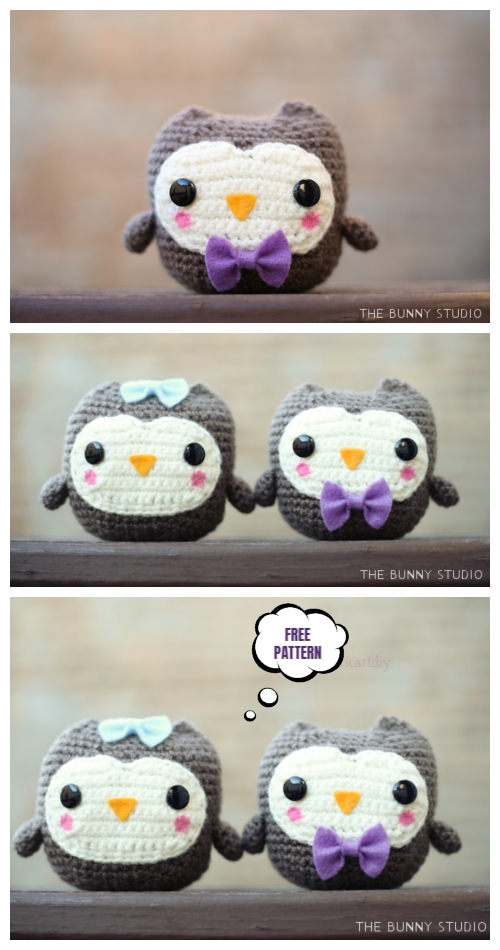 Crochet Owl Rattle Amigurumi Free Patterns