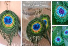 Crochet Peacock Earrings Free Crochet Patterns Crochet Peacock Earrings Free Crochet Patterns
