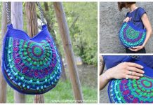Peacock Tail Bag Free Crochet Pattern CAL + Video Crochet Peacock Tail Bag Free Crochet Pattern