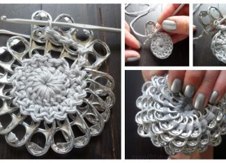 Crochet Pop Tab Flower Purse Free Crochet Pattern Crochet Pop Tab Flower Purse Free Crochet Pattern