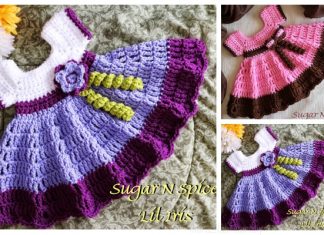 Crochet Sugar N Spice Dress Free Pattern with Video Crochet Sugar N Spice Dress Free Pattern with Video