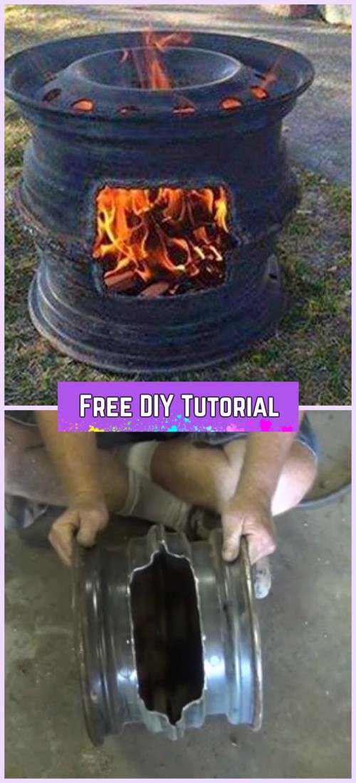 DIY Car Wheel Rim BBQ Grill Tutorial-Video