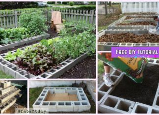 DIY Cinder Block Raised Garden Bed Tutorial with Video DIY Cinder Block Raised Garden Bed Tutorial