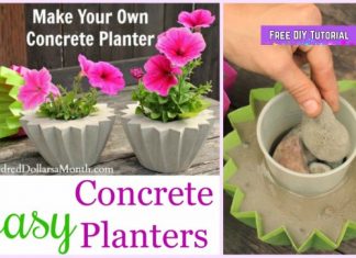 DIY Cute Concrete Planter Tutorial Using Plastic Molds DIY Cute Concrete Planter Tutorial Using Plastic Molds
