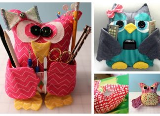 DIY Fabric Owl Buddy Organizer Free Sewing Pattern DIY Fabric Owl Buddy Organizer Free Sewing Pattern