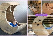 DIY Pallet Moon Cradle Tutorial DIY Pallet Moon Cradle Tutorial