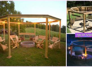 DIY Pergola Firepit Swings Tutorial DIY Pergola Firepit Swings Tutorial
