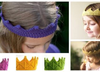 Knit Circlet Crown Free Knitting Patterns Knit Circlet Crown Headband Free Knitting Pattern