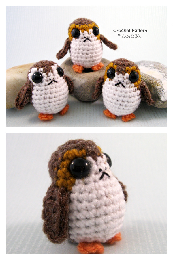 Star War Mini Porg Amigurumi Free Crochet Pattern
