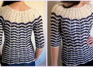 Crochet Chevron Stripe Sweater Free Pattern Crochet Chevron Stripe Sweater Free Pattern