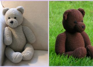 Knit Teddy Bear Plush Toy Free Knitting Patterns Knit Teddy Bear Plush Toy Free Knitting Pattern