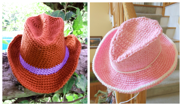 Cowboy Sun Hat Free Crochet Patterns