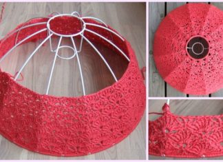 Crochet Shell Stitch Lamp Shade Free Pattern Crochet Shell Stitch Lamp Shade Free Pattern