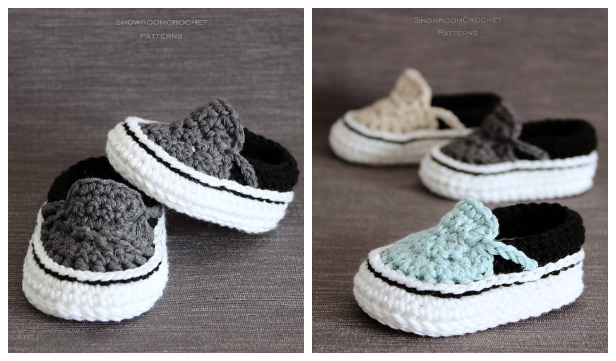 Vans Style Baby Crochet