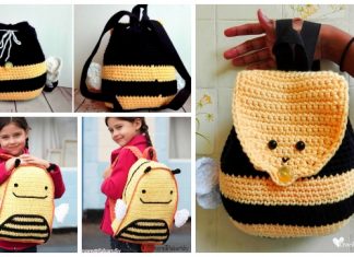 Bumble Bee Backpack Free Crochet Pattern for Kids Bumble Bee Backpack Free Crochet Patterns for Kids