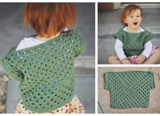 Crochet Baby Granny Square Top Free Pattern Crochet Baby Granny Square Top Free Crochet Pattern