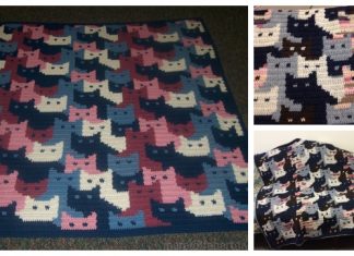 Crochet Cat Afghan Blanket Free Crochet Pattern Crochet Cat Afghan Blanket Free Crochet Pattern
