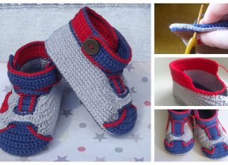 Crochet Nike Baby Sneakers Free Crochet Pattern