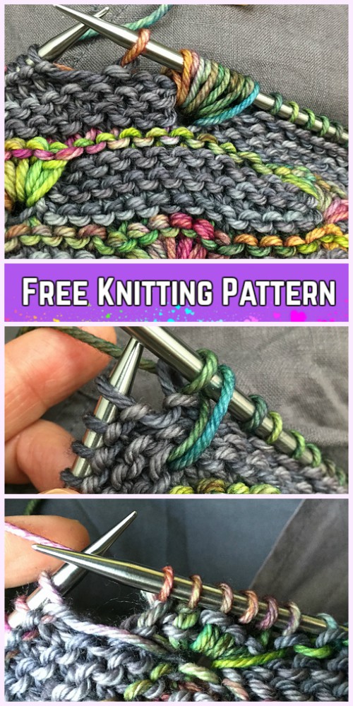 Knit Bud Stitch Free Knitting Pattern
