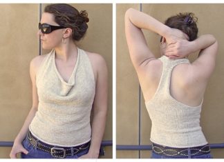 Knit Summer Coachella RaceBack Top Free Knitting Pattern Knit Summer Coachella RaceBack Top Free Knitting Pattern