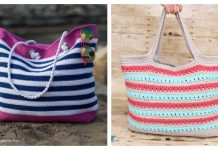 Stripe Beach Bag Free Crochet Patterns Stripe Beach Bag Free Crochet Patterns