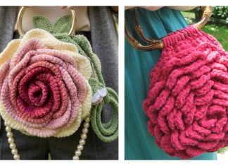 Flower Blossom Bag Crochet Patterns Flower Blossom Bag Crochet Patterns