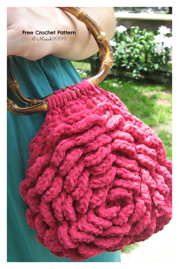 A Flower Bag in Blossom FREE Crochet Pattern
