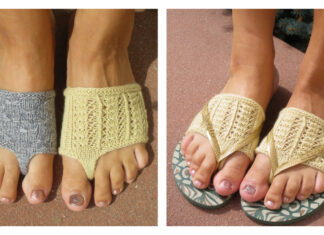 Summer Flippant Thong Socks Free Knitting Pattern Summer Flippant Thong Socks Free Knitting Pattern