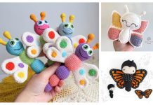 10 Crochet Butterfly Amigurumi Free Patterns & Paid Crochet Butterfly Amigurumi Free Patterns