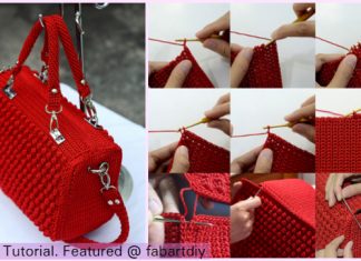 Bobble Stitch Handbag Crochet Pattern with Video Tutorial Bobble Stitch Handbag Crochet Pattern with Video Tutorial