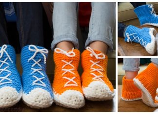 Crochet Hi-Top Slippers Free Crochet Pattern for Ladies Crochet Hi-Top Slippers Free Crochet Pattern for Ladies