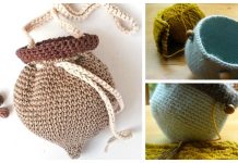 Crochet Little Acorn Project Bag Free Crochet Pattern Crochet Little Acorn Project Bag Free Crochet Pattern for Crochet Lovers
