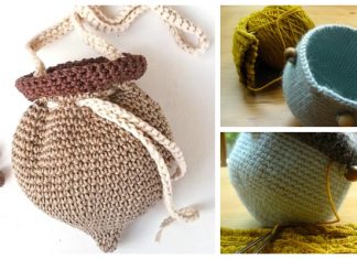 Crochet Little Acorn Project Bag Free Crochet Pattern Crochet Little Acorn Project Bag Free Crochet Pattern for Crochet Lovers