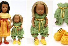 Knit Baby Sasha Doll Dress Pants Set Free Knitting Patterns Knit Baby Sasha Doll Dress Pants Set Free Knitting Pattern