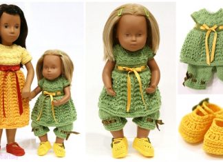 Knit Baby Sasha Doll Dress Pants Set Free Knitting Patterns Knit Baby Sasha Doll Dress Pants Set Free Knitting Pattern